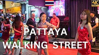 🔥 Crazy Nightlife 🔥 in Pattaya Walking Street Thailand 🇹🇭 in 4K Ultra HD