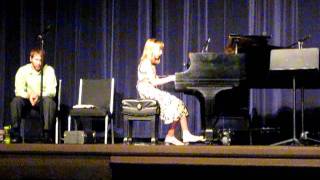 Jessica Bruns playing Drifting Moon by Berenice Benson Bently on the piano.