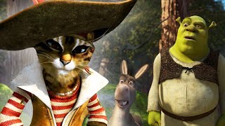 Shrek and Donkey meet the wrong Puss in Boots