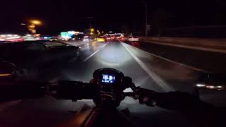 Night . TRİUMPH STREET TRİPLE RS | AKRAPOVİC | DB{ON}