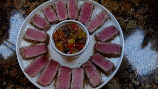 Tuna Steak (Tuna tataki)