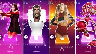 JISOO FLOWER ANIME DANCE vs SKIBIDI TOILET vs LISA MONEY BLACKPINK v