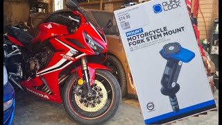 HRPM Projects - Honda CBR650R Quad Lock install