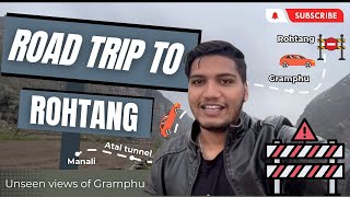 Manali to Rohtang Pass by Road 2023 ⚠️| Rohtang Pass Tour Guide | Himachal weather | Humair Vlogs