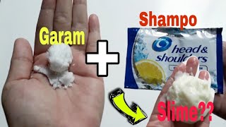 Membuat Slime dari Garam dan Shampo || DIY SALT SLIME