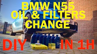 BMW N55 M135i M2 335i OIL and FILTERS SERVICE STEP BY STEP DIY