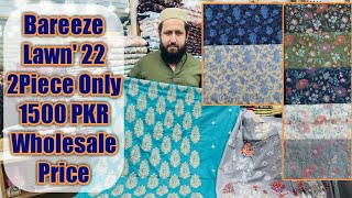 Bareeze 2ps Pure Lawn Wholesale Price 1500 PKR Only 😍🥰😻😘 @m.y.kdesigner