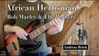 BOB MARLEY African Herbsman BASS COVER with FREE TRANSCRIPTION