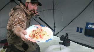 Panfish Catch & Cook On The Ice (FISH TACOS)