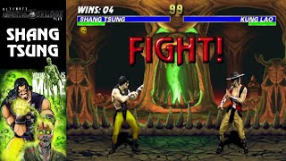 UMK3 Plus Beta II Arcade - Shang Tsung destroying the CPU's AI.