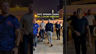 Tate Buys 2 luxury Diamond Watches After Jail release #shorts