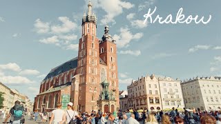 Krakow Poland Walking Tour 4k Downtown, Galeria Krakowska, Rynek Glowny 2022 🇵🇱