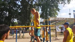 Dips +36 kg 40 reps - Deny Montana