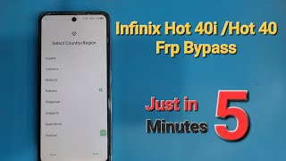 Infinix Hot 40i / Hot 40 Frp Bypass || Hot 40 Pro, Smart 8 Pro Google Account Remove