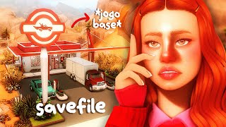 um SAVE FILE jogo base com muitas construções, lore e sims reformados 💚 (é perfeito!) — the sims 4