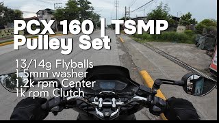 PCX 160 | TSMP Pulley Set | Testing Part 2