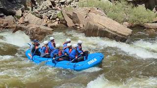 Rafting on Cache la Poudre River in Colorado 3rd video