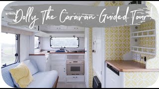 Dolly The Caravan Guided Tour {Caravan Renovation/Makeover Complete!)