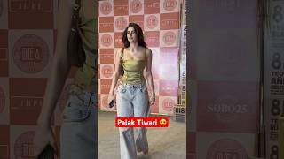 Palak Tiwari looks hot in a golden top as she arrives at an event #Palak #PalakTiwari