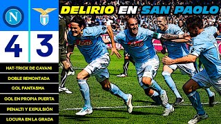 DELIRIO en SAN PAOLO 💙 | NAPOLI 4-3 LAZIO 2011 (HAT-TRICK de CAVANI 🇺🇾) [HD]