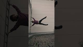 Human flag straight training 3 #humanflag #tricking #parkour #parcour