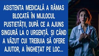 Asistenta medicală a rămas blocată în mijlocul pustietății, după ce a ajuns singură la o urgență...