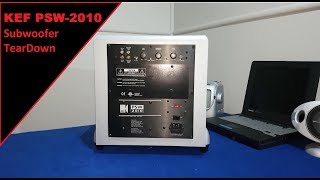 KEF PSW2010 250 W Subwoofer Teardown