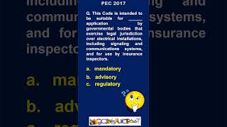 PHILIPPINE ELECTRICAL CODE 2017 - QUESTION AND ANSWERS-2 #shorts