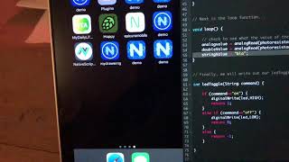 Controlling a Particle.io Photon with NativeScript!