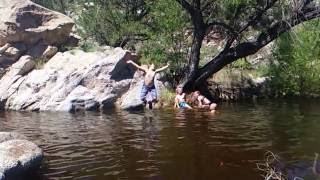 Slow Motion, Cliff Jumping, Kid Edition