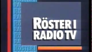 SVT 1989-05-17 Reklam för Röster i Radio TV