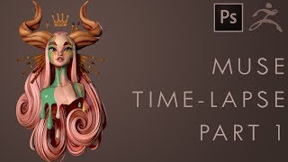 Zbrush Speed Sculpt Timelapse (Twitch Recap) - Part 1