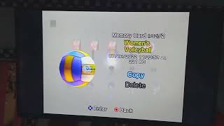 Women's Volleyball Championship PS2 Save Icon