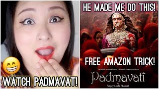 Howto: Watch Padmavat Free on AMAZON | He Made Me Do This | Eating All Day lol - VLOG #76