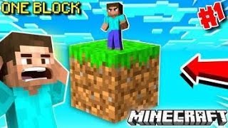 I play one block in Minecraft subscribe for part 2 #videos #minecraft #trending #games #tanmaygaming