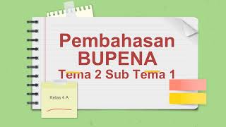 Pembahasan Bupena T2ST1