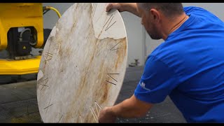 PROCESSO DI LAVORAZIONE DI UN OROLOGIO IN CERAMICA