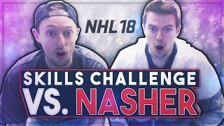 NHL 18 SKILLS CHALLENGE v NASHER!