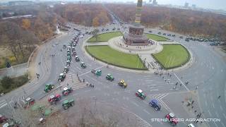 Trecker Demo in Berlin - Mit 3000 Schleppern in Kolonne nach Berlin (Fendt, John Deere, Case und co)