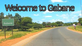 A drive through Gabane village.