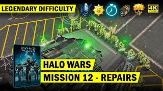 HALO WARS - MISSION 12 - REPAIRS - LEGENDARY GOLD 100% - 4K 60 FPS