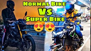 Kawasaki Z900 Vs Yamaha MT-15 | Race Kardi Aaj To 😁😁| #motovlog  #mt15#mt15_modified#z900#subscribe