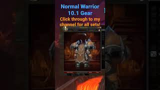 10.1 Normal Warrior Gear #dragonflight #warcraft