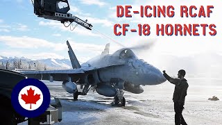 De-Icing CF-18 Hornets in Alaska