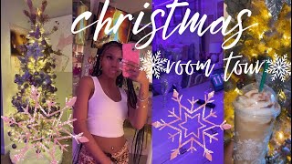 My Christmas Room Tour || Theerealniya