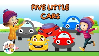 Five Little Cars Went Out One Day | Five Little Cars Song🚗