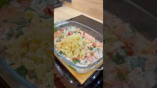 Супер просто. Паста с лососем в сливочном соусе. Super easy salmon pasta dish at home #recipe