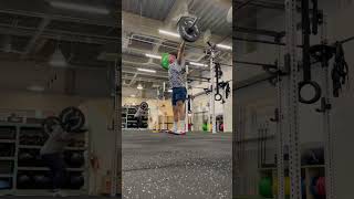 squat snatch triple from 60kg-66kg crossfit #shorts