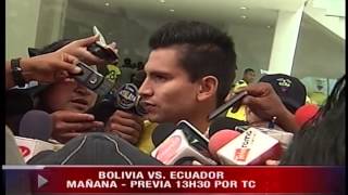 Selección de Ecuador viajó hacia Bolivia