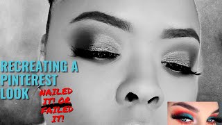 Recreating a Bold Pinterest Eyeshadow Look: Nailed It?! Or Failed It?!